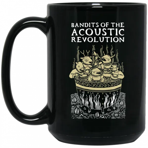 Bandits Of The Acoustic Revolution Black Mug 4