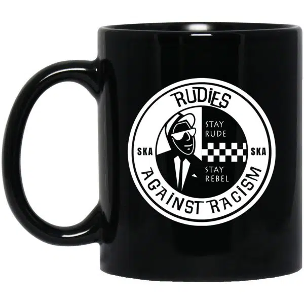 Rudies Against Racism Stay Rude Stay Rebel Mug 3