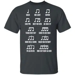 Composer Rhythm Music Gift Bach Mozart Beethoven Chopin Camiseta Shirt, Hoodie, Tank 15