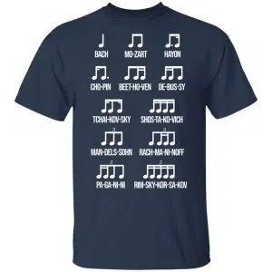 Composer Rhythm Music Gift Bach Mozart Beethoven Chopin Camiseta Shirt, Hoodie, Tank 16