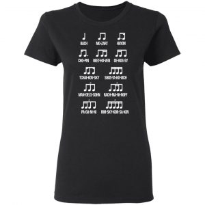 Composer Rhythm Music Gift Bach Mozart Beethoven Chopin Camiseta Shirt, Hoodie, Tank 18