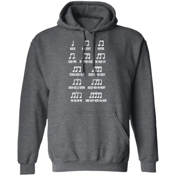 Composer Rhythm Music Gift Bach Mozart Beethoven Chopin Camiseta Shirt, Hoodie, Tank 13