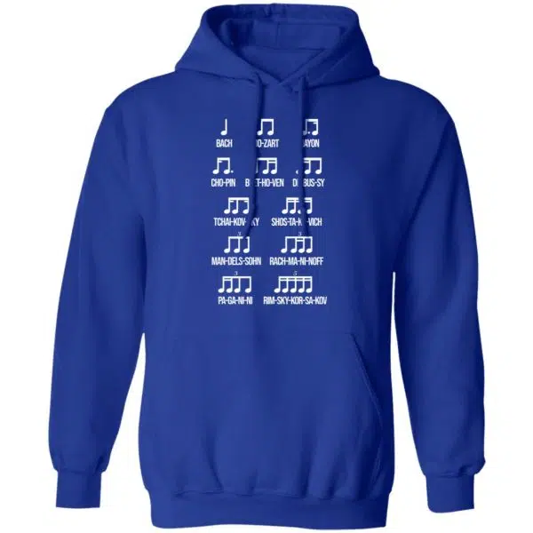 Composer Rhythm Music Gift Bach Mozart Beethoven Chopin Camiseta Shirt, Hoodie, Tank 14