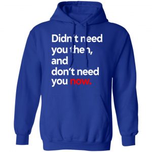 Didn't Need You Then And Don't Need You Now Shirt, Hoodie, Tank 25