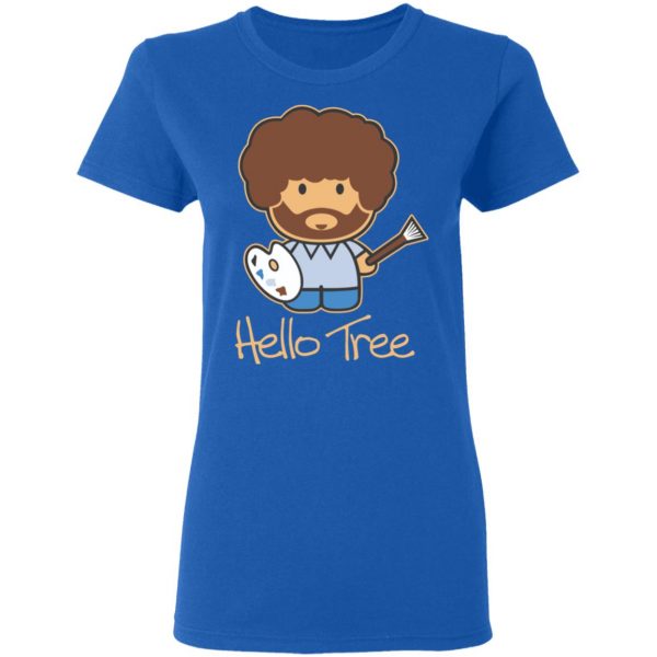 Hello Tree Bob Ross Shirt, Hoodie, Tank Apparel 10