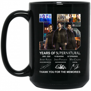 15 Years Of Supernatural Thank You For My Memories Mug Coffee Mugs 2