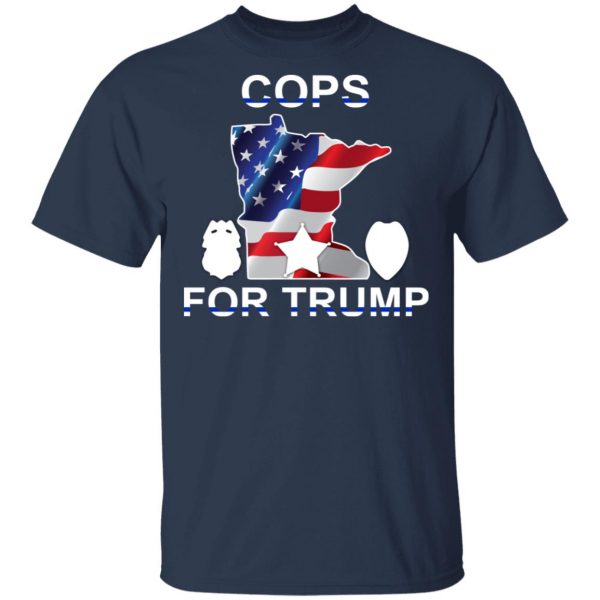 Cops For Donald Trump 2020 To President Shirt, Hoodie, Tank 3
