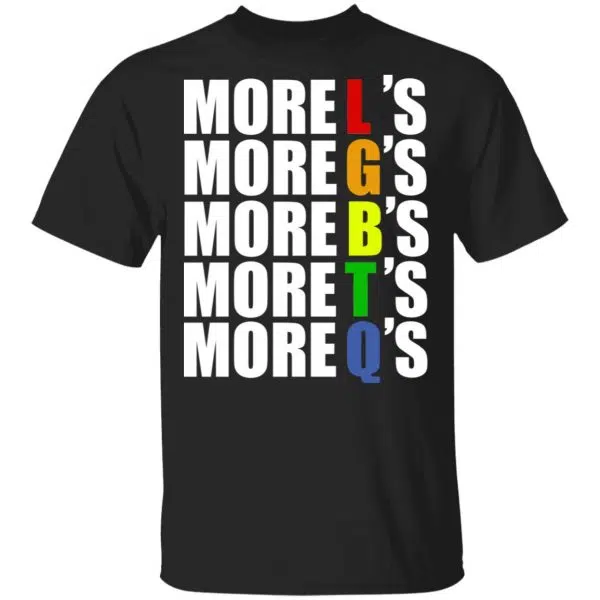 More LGBTQ's Pride Shirt, Hoodie, Tank 3