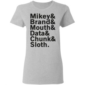 Mikey & Brand & Mouth & Data & Chunk & Sloth Shirt, Hoodie, Tank 19