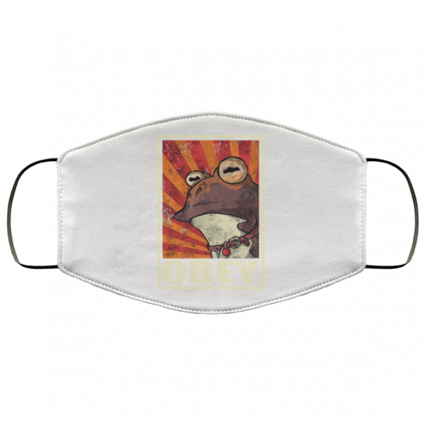 Obey The Hypnotoad Face Mask 3