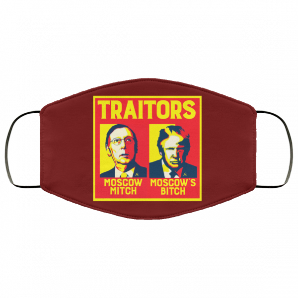 Traitors Ditch Moscow Mitch Face Mask Face Mask 13