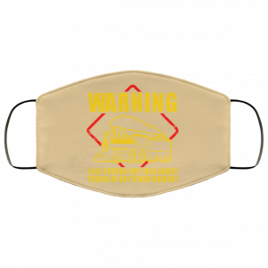 Warning This Person May Talk About Trains At Any Given Moment Face Mask 32