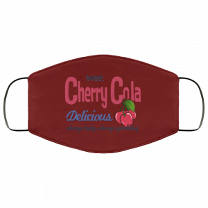 Sweet Cherry Cola Delicious Always Tasty Always Sparking Face Mask 31