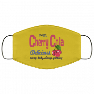 Sweet Cherry Cola Delicious Always Tasty Always Sparking Face Mask 33