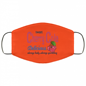 Sweet Cherry Cola Delicious Always Tasty Always Sparking Face Mask 34