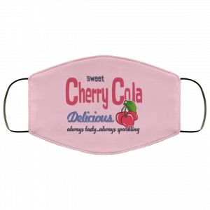 Sweet Cherry Cola Delicious Always Tasty Always Sparking Face Mask 35