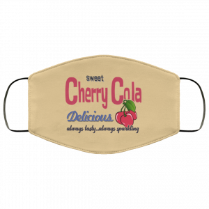 Sweet Cherry Cola Delicious Always Tasty Always Sparking Face Mask 40