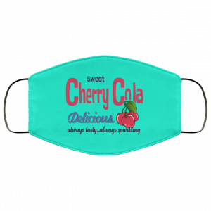 Sweet Cherry Cola Delicious Always Tasty Always Sparking Face Mask 41