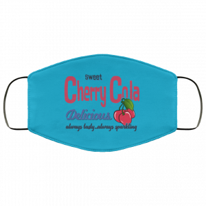 Sweet Cherry Cola Delicious Always Tasty Always Sparking Face Mask 42