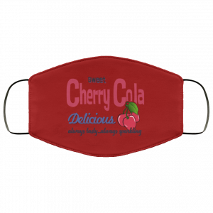 Sweet Cherry Cola Delicious Always Tasty Always Sparking Face Mask 46