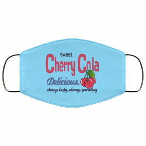 Sweet Cherry Cola Delicious Always Tasty Always Sparking Face Mask 48