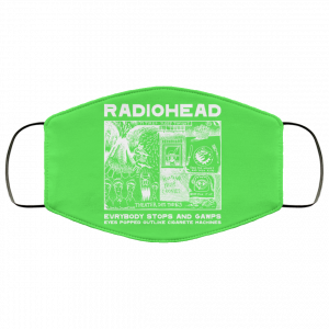 Radiohead Evrybody Stops And Gawps Eyes Popped Outlike Cigarete Machines Face Mask 29