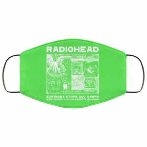 Radiohead Evrybody Stops And Gawps Eyes Popped Outlike Cigarete Machines Face Mask 29
