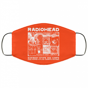 Radiohead Evrybody Stops And Gawps Eyes Popped Outlike Cigarete Machines Face Mask 33