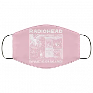 Radiohead Evrybody Stops And Gawps Eyes Popped Outlike Cigarete Machines Face Mask 34