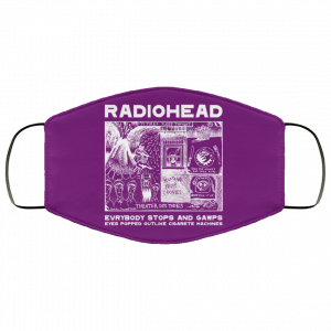 Radiohead Evrybody Stops And Gawps Eyes Popped Outlike Cigarete Machines Face Mask 35