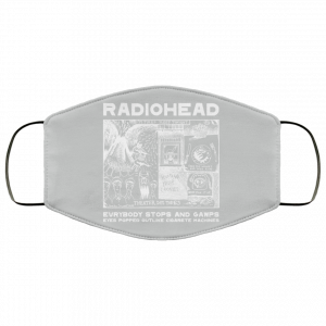 Radiohead Evrybody Stops And Gawps Eyes Popped Outlike Cigarete Machines Face Mask 38