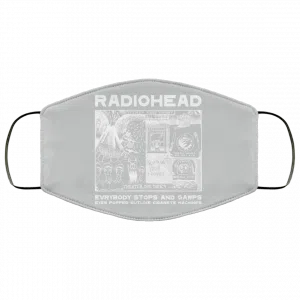 Radiohead Evrybody Stops And Gawps Eyes Popped Outlike Cigarete Machines Face Mask 38