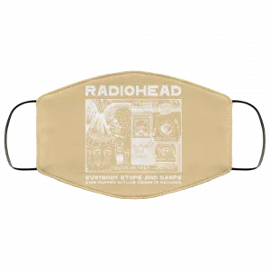 Radiohead Evrybody Stops And Gawps Eyes Popped Outlike Cigarete Machines Face Mask 39