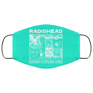 Radiohead Evrybody Stops And Gawps Eyes Popped Outlike Cigarete Machines Face Mask 40