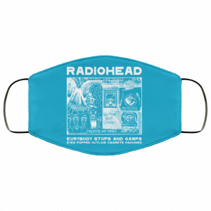 Radiohead Evrybody Stops And Gawps Eyes Popped Outlike Cigarete Machines Face Mask 41