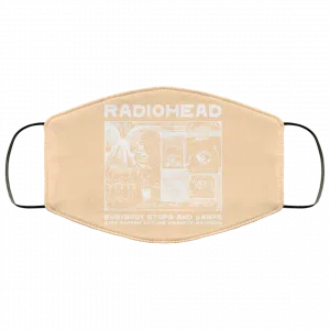 Radiohead Evrybody Stops And Gawps Eyes Popped Outlike Cigarete Machines Face Mask 42