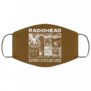 Radiohead Evrybody Stops And Gawps Eyes Popped Outlike Cigarete Machines Face Mask 44