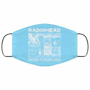 Radiohead Evrybody Stops And Gawps Eyes Popped Outlike Cigarete Machines Face Mask 47
