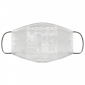 Radiohead Evrybody Stops And Gawps Eyes Popped Outlike Cigarete Machines Face Mask 49