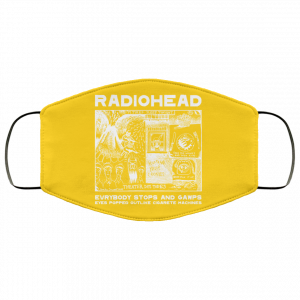 Radiohead Evrybody Stops And Gawps Eyes Popped Outlike Cigarete Machines Face Mask 50