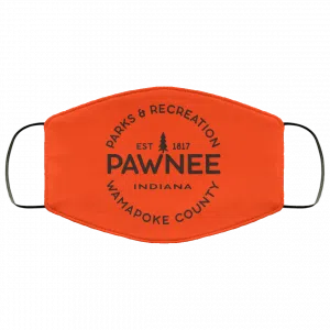 Parks & Recreation Pawnee Indiana 1817 Wamapoke Country Face Mask 31