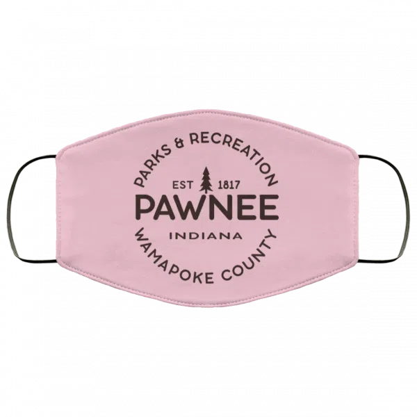 Parks & Recreation Pawnee Indiana 1817 Wamapoke Country Face Mask 8