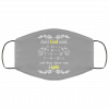 God Said Maxwell Equations Christian Physics Nerd Face Mask 2