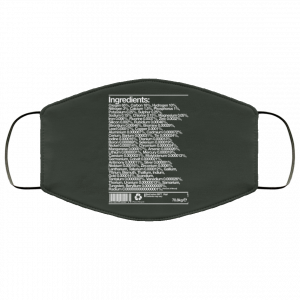 Human Ingredients Oxygen 65% Carbon 18% Hydrogen 10% Face Mask 44