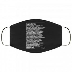 Human Ingredients Oxygen 65% Carbon 18% Hydrogen 10% Face Mask 50