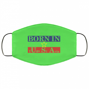 Proud Yugoslavia Born In Usa Face Mask 30