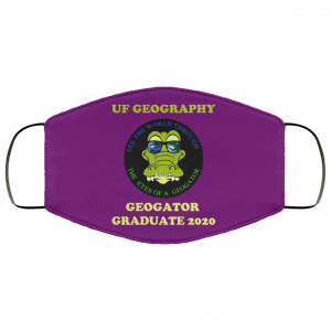 The UF Geography Seniors Geogator Graduate 2020 Face Mask 32