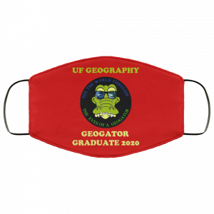 The UF Geography Seniors Geogator Graduate 2020 Face Mask 33