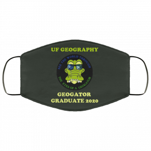 The UF Geography Seniors Geogator Graduate 2020 Face Mask 44