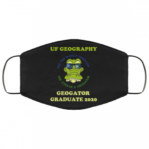 The UF Geography Seniors Geogator Graduate 2020 Face Mask 50